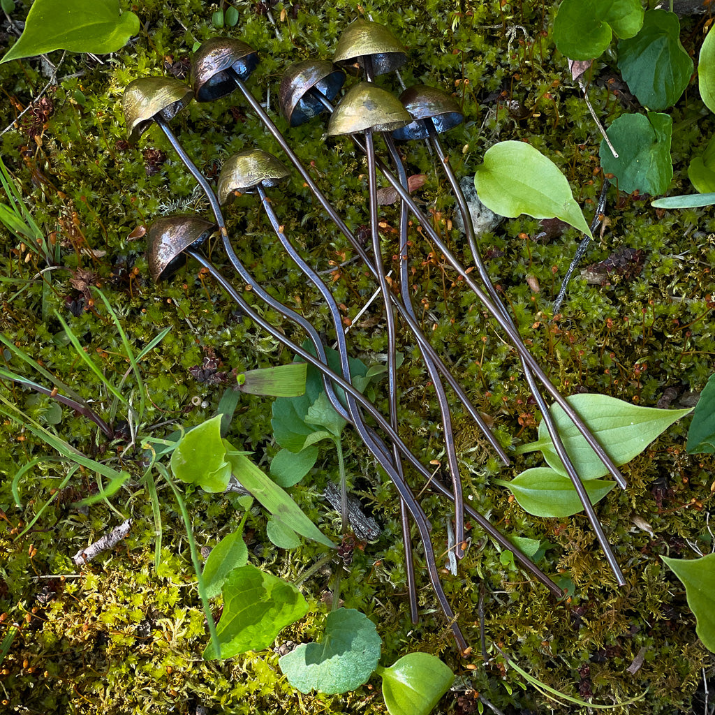 Mushroom Hair Sticks