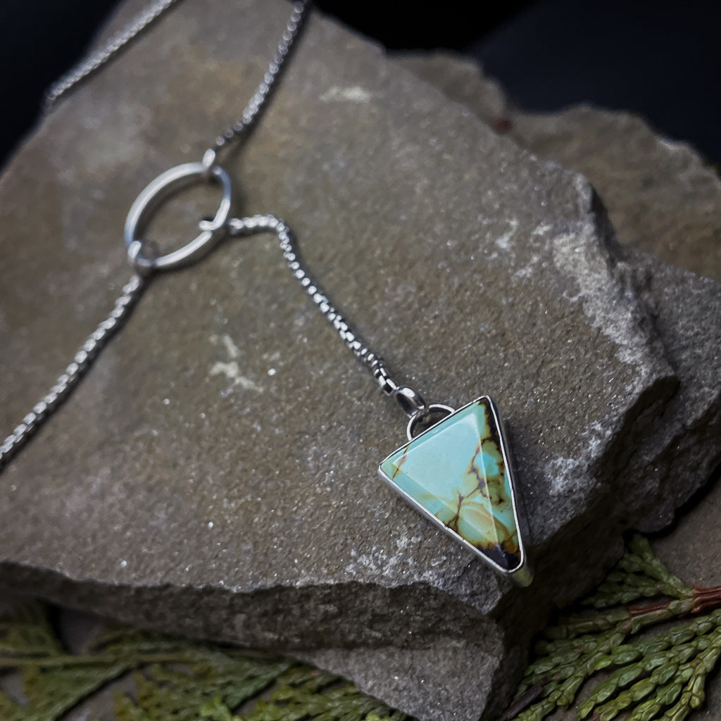 Turquoise Lariat Necklace