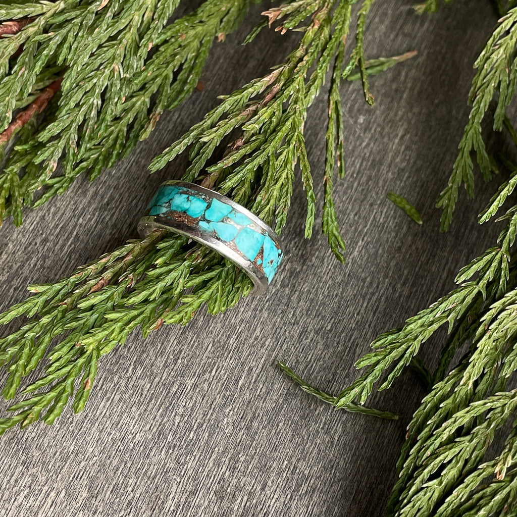 Turquoise inlay ring